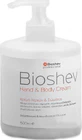 Професійний зволожуючий крем для тіла Bioshev з ароматом ванілі для сухої/дуже сухої шкіри 500 мл
