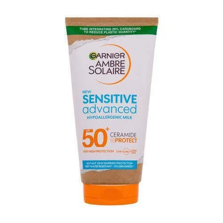 Garnier Ambre Solaire Sensitive Advanced Ceramide Protect Сонцезахисний крем для тіла SPF50 175 мл: ціни та характеристики