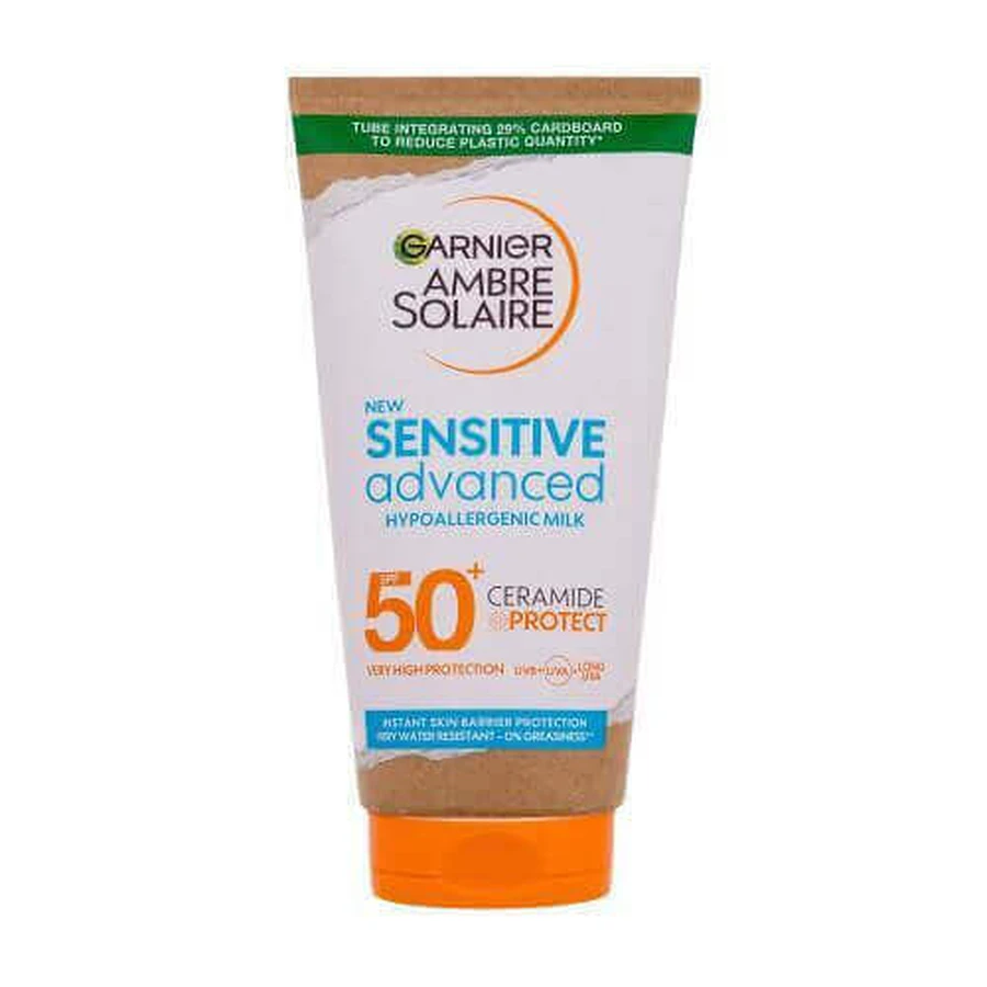 Garnier Ambre Solaire Sensitive Advanced Ceramide Protect Сонцезахисний крем для тіла SPF50 175 мл: ціни та характеристики