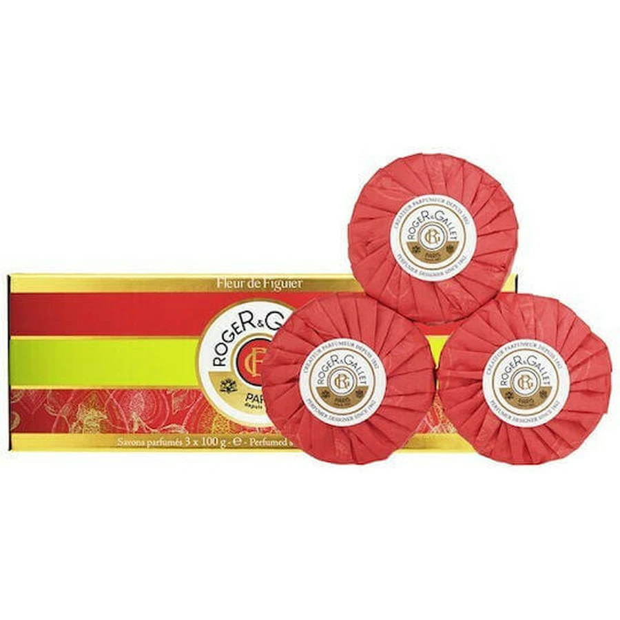 Roger & Gallet Fleur de Figuier Розслаблююче парфумоване мило для тіла 3х300гр: ціни та характеристики