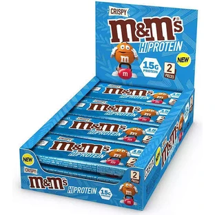 Батончики m&m's HiProtein с 15 г белка и вкусом молочного шоколада 12х52 г