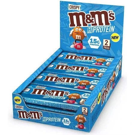 Батончики m&m's HiProtein с 15 г белка и вкусом молочного шоколада 12х52 г: цены и характеристики
