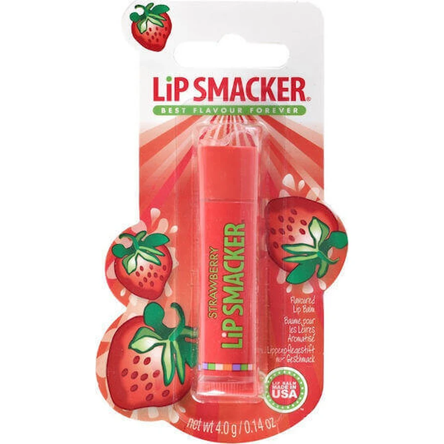 Lip Smacker Фруктовый бальзам для губ Клубника 4гр: цены и характеристики