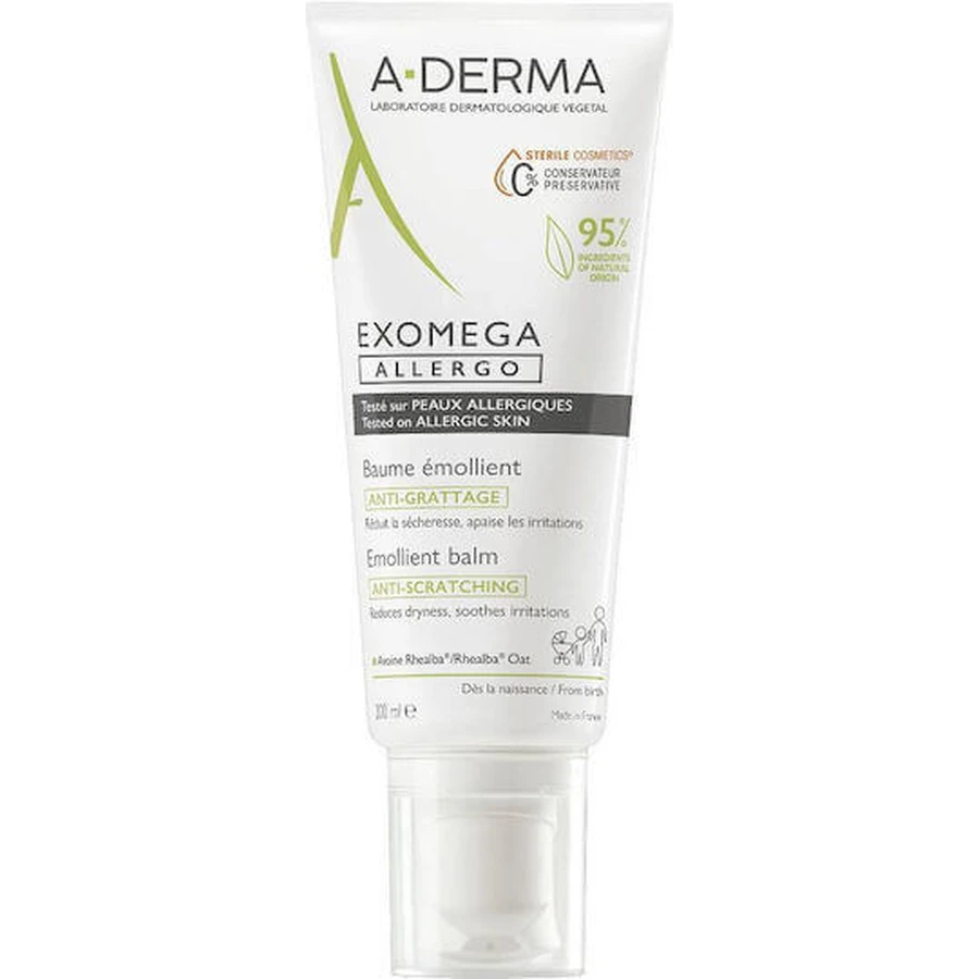A-Derma Exomega Exomega Allergo Пом'якшувальний зволожуючий кондиціонер для тіла для атопічної шкіри 200 мл: ціни та характеристики