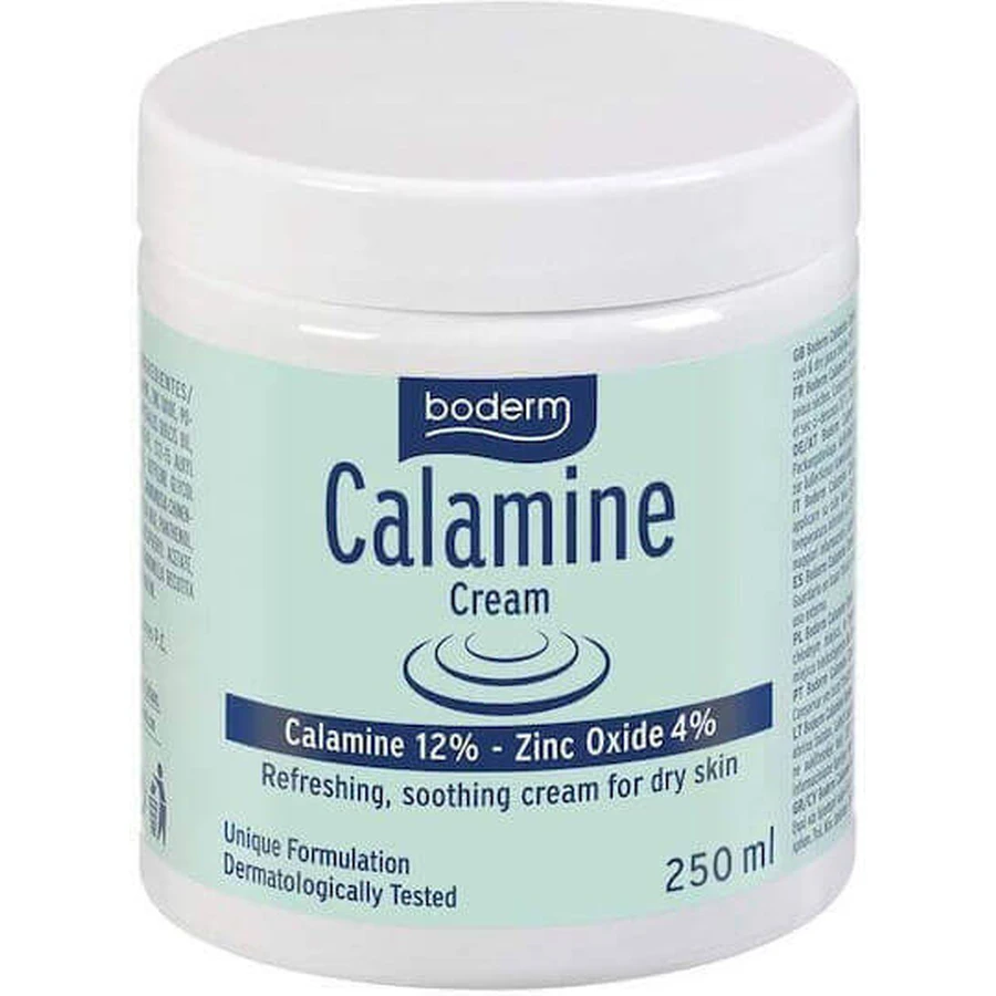 Зволожуючий крем для тіла Boderm Calamine для сухої шкіри 250мл: ціни та характеристики