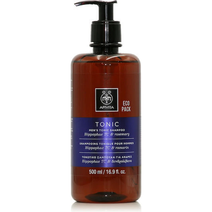 Apivita Men's Tonic Hippophae TC & Rosemary Hair Loss Shampoo For All Hair Types 500ml: цены и характеристики