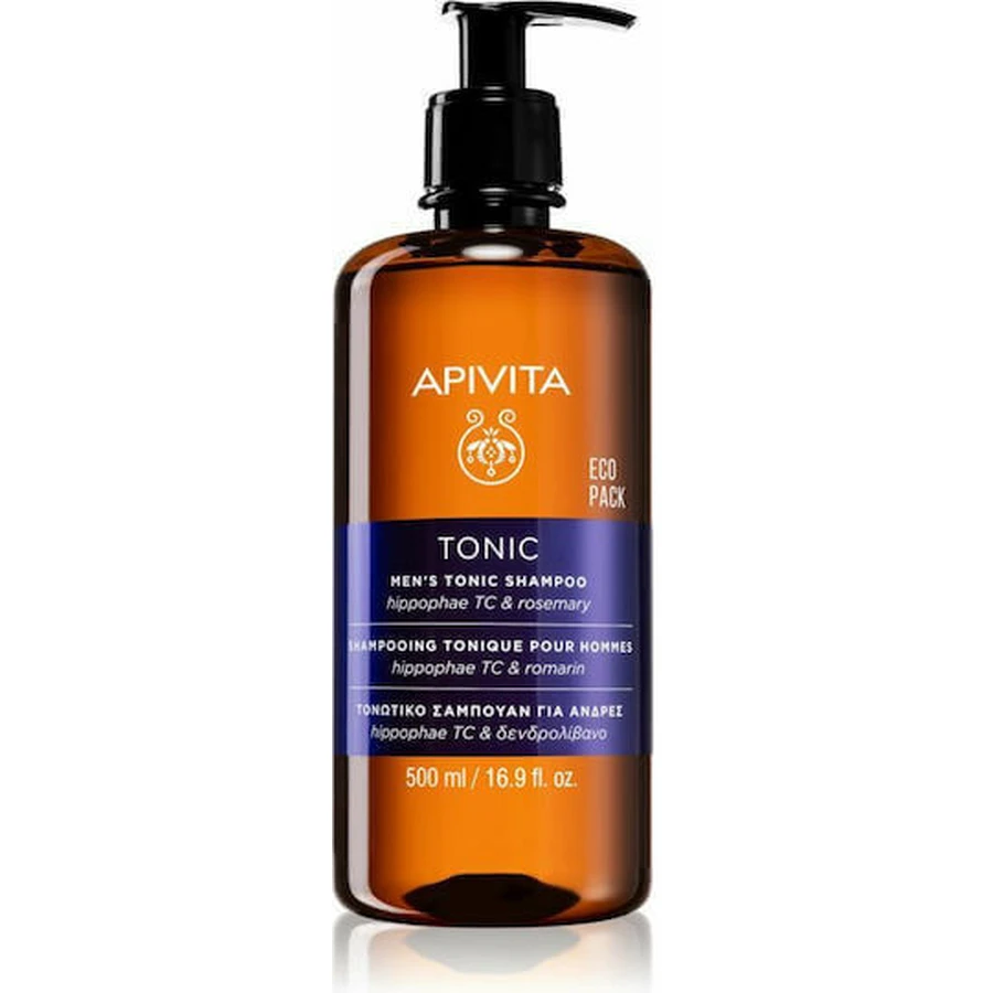 Apivita Men's Tonic Hippophae TC & Rosemary Hair Loss Shampoo For All Hair Types 500ml: цены и характеристики