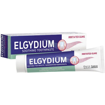 Зубна паста від подразнення ясен Elgydium Irritated Gums при гінгівіті 75мл: ціни та характеристики