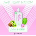 Австралійська термальна джерельна вода з ківі та кактуса Gold Hemp Nation After Beach Products Емульсія для тіла з маслом жожоба та ши 535 мл: ціни та характеристики