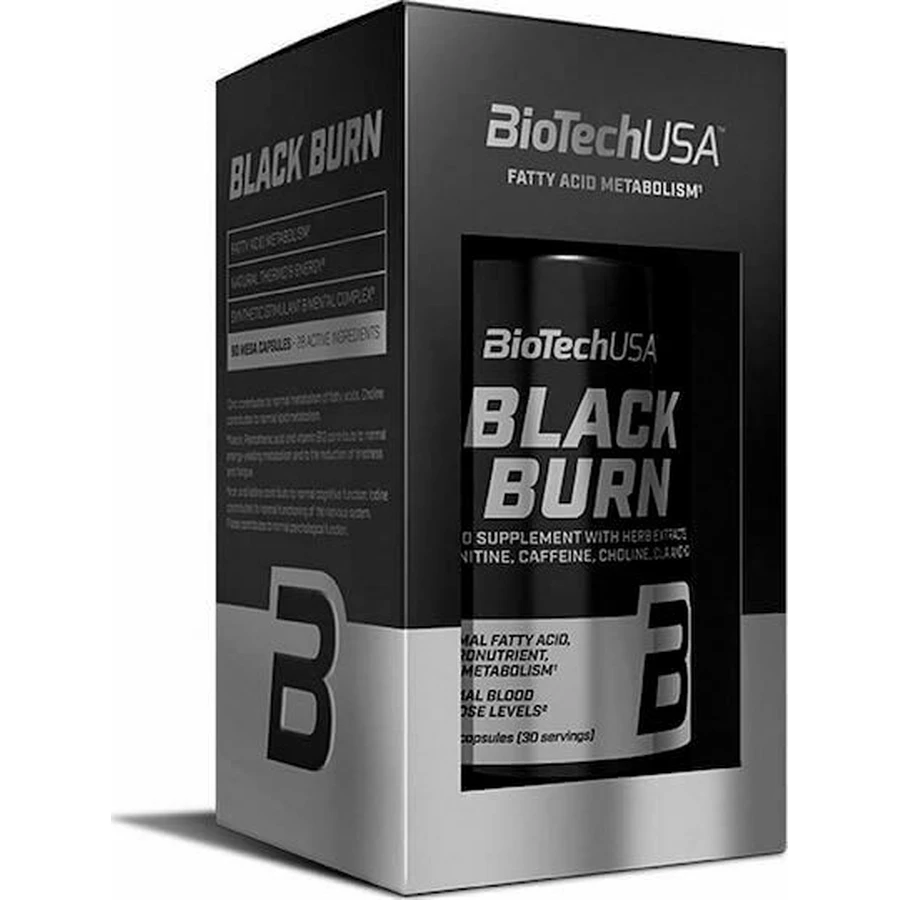 Biotech USA Black Burn 200 мг с ароматизатором без вкуса 90 капс: цены и характеристики