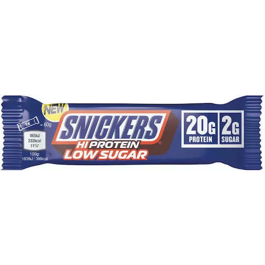 Батончик Mars Snickers HiProtein Low Sugar Snickers с 20 г белка и вкусом молочного шоколада 57 г: цены и характеристики
