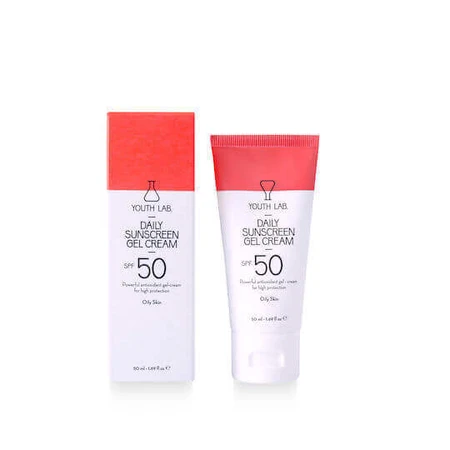 Лабораторія молодості. Гель для захисту обличчя від сонця SPF50 з пігментом 50 мл: ціни та характеристики