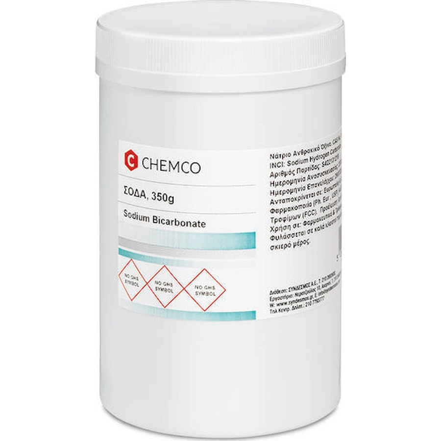 Бікарбонат натрію в порошку Chemco 350гр: ціни та характеристики