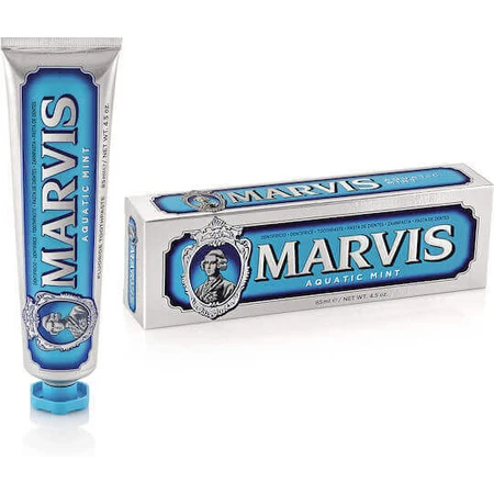 Marvis Aquatic Mint Зубная паста против гингивита, зубного налета и кариеса 85 мл: цены и характеристики