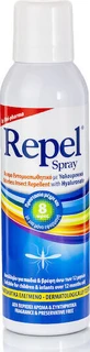 UNI-PHARMA Repel Лосьйон-спрей від комах без запаху, що відлякує комах, підходить для дітей 150 мл