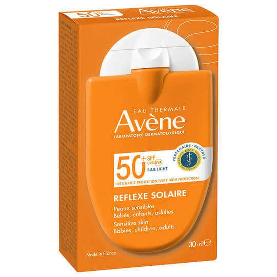 Сонцезахисний крем для обличчя Eau Thermale Avène Reflexe Solaire SPF50 30 мл: ціни та характеристики