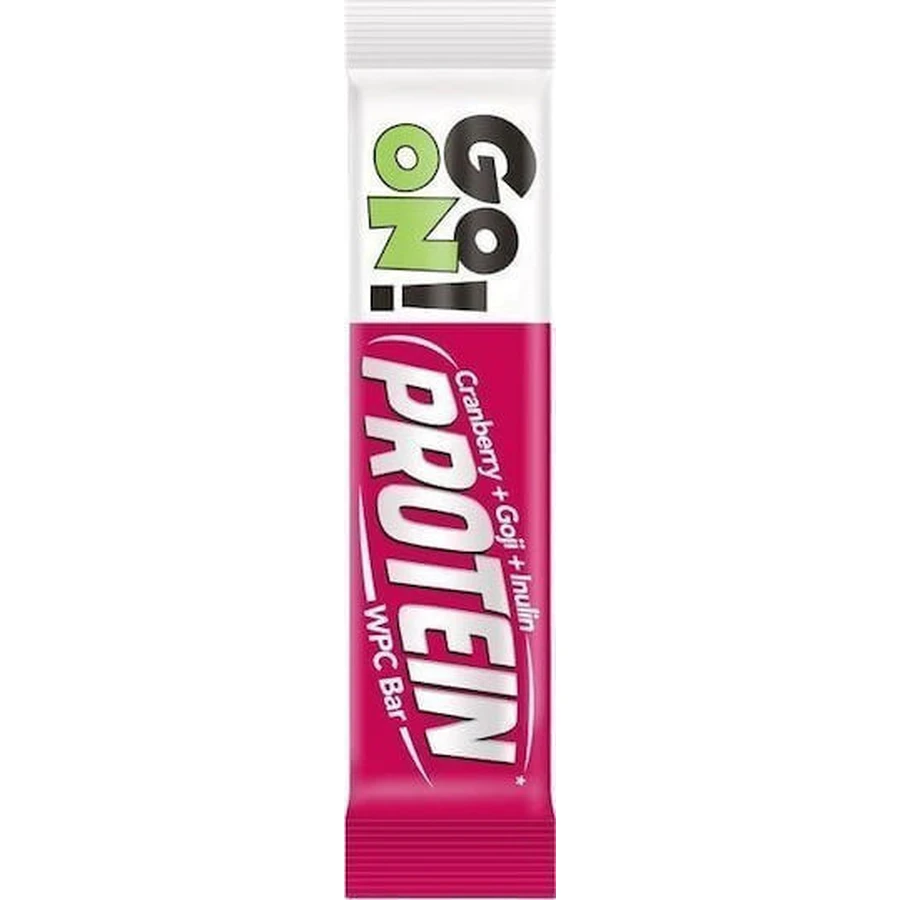 Go On Nutrition Protein Протеиновый батончик с 20% белка и вкусом клюквы годжи шоколад 50гр: цены и характеристики