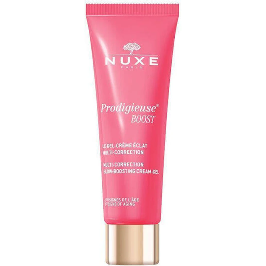 Nuxe Prodigieuse Boost Light Gel - Зволожуючий та регенеруючий денний крем для обличчя проти недосконалостей з гіалуроновою кислотою 40мл: ціни та характеристики