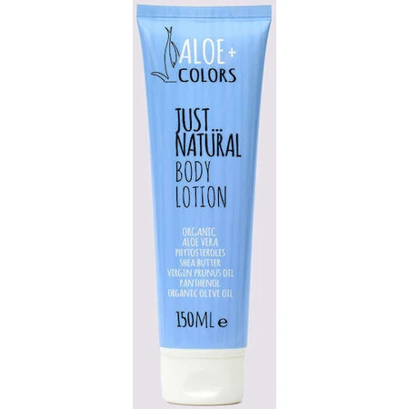 Aloe Colors Just Natural Зволожуючий регенеруючий лосьйон з алое вера для чутливої шкіри 150 мл: ціни та характеристики
