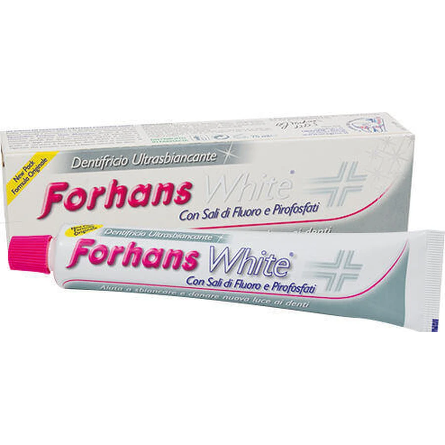Forhan's White Plus Отбеливающая зубная паста 75 мл: цены и характеристики