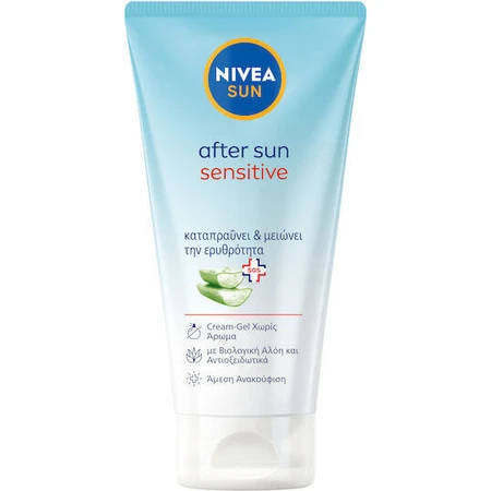 Гель для тіла Nivea Sensitive After Sun з алое вера та пантенолом 175 мл: ціни та характеристики