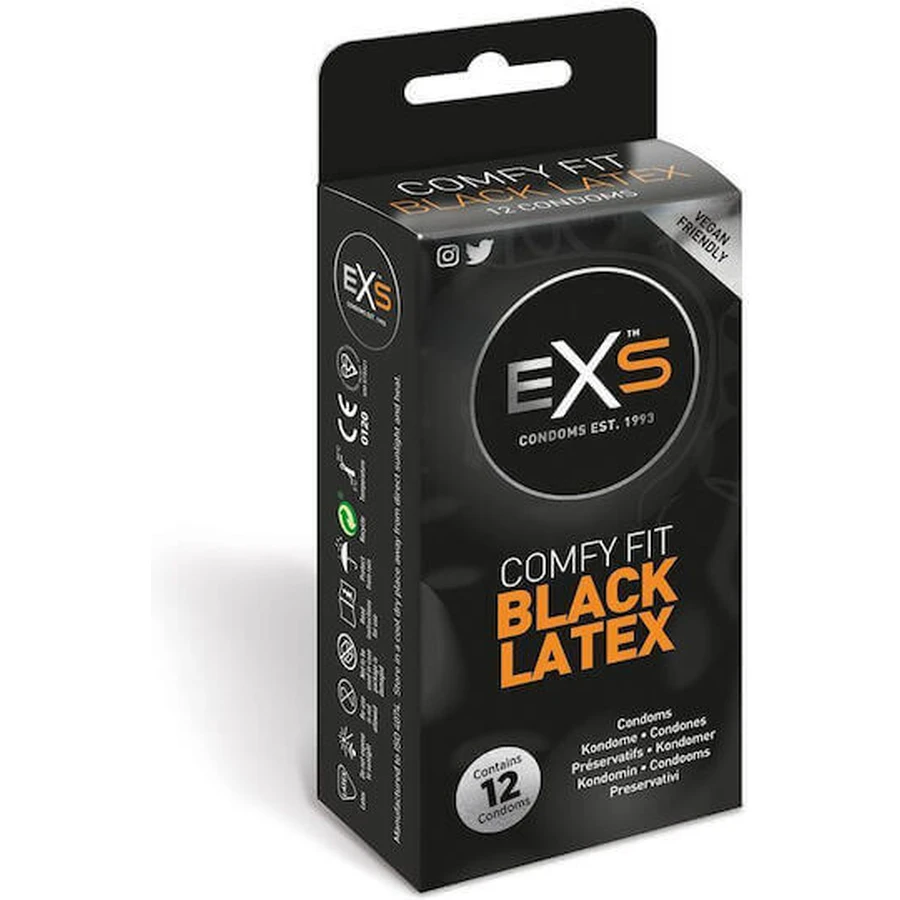 EXS Prezervative черные латексные презервативы Prezervative 12шт: цены и характеристики
