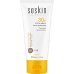 Сонцезахисний водостійкий крем безбарвний Soskin SPF30 для обличчя 50 мл: ціни та характеристики