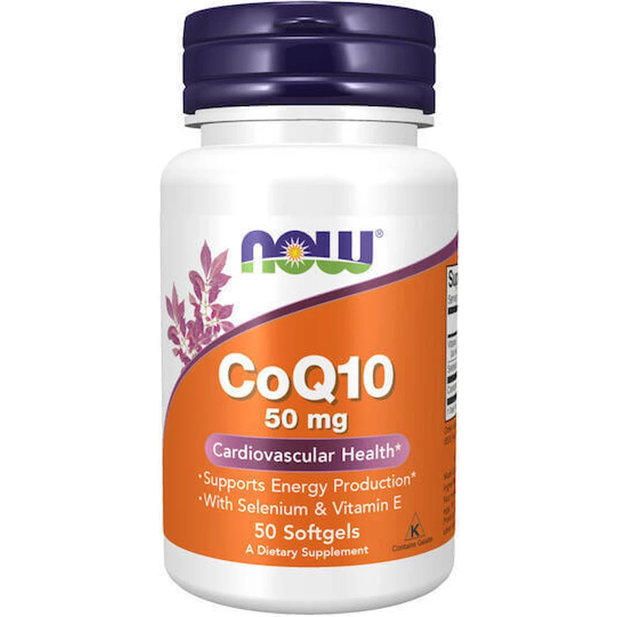 Now Foods CoQ10 50 мг 50 софтгелей: цены и характеристики