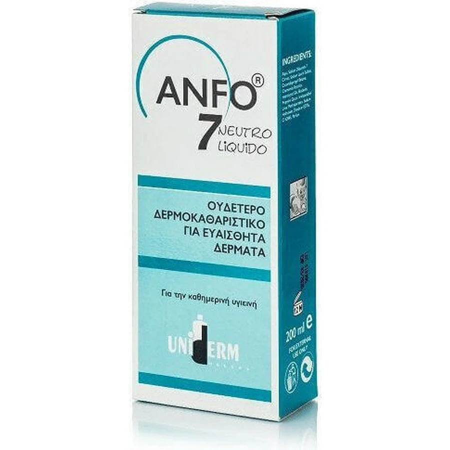 Anfoderm Anfo 7 Liquid Жидкость для тела и волос 200 мл: цены и характеристики