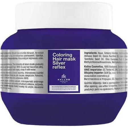Маска для волос Kallos Silver Reflex Colour Retaining Mask 275 мл: цены и характеристики