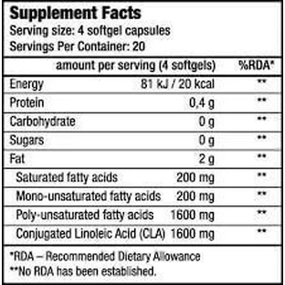 Biotech USA CLA 400 1600 мг 80 капс.