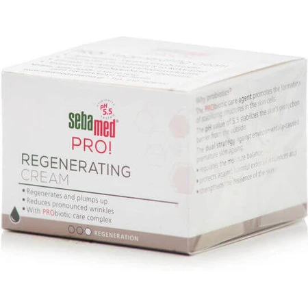 Sebamed Pro! Реконструюючий крем для обличчя проти зморшок з пробіотиками 50мл: ціни та характеристики