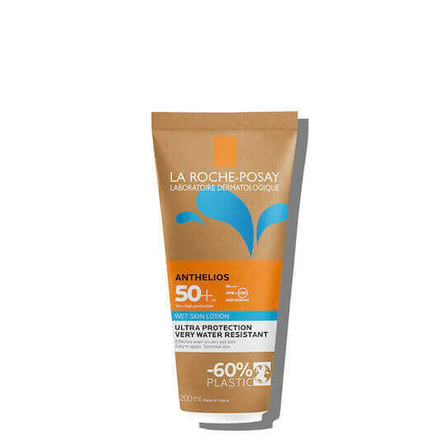 La Roche Posay Anthelios Anthelios Водостійкий сонцезахисний лосьйон для тіла SPF50 для вологої шкіри SPF50 200 мл: ціни та характеристики
