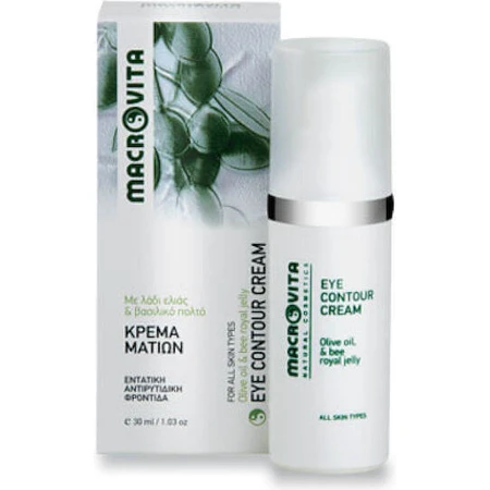 Macrovita Olive Oil & Bee Royal Gelly Увлажняющий и антивозрастной крем для век с витамином С и алоэ вера 30 мл: цены и характеристики