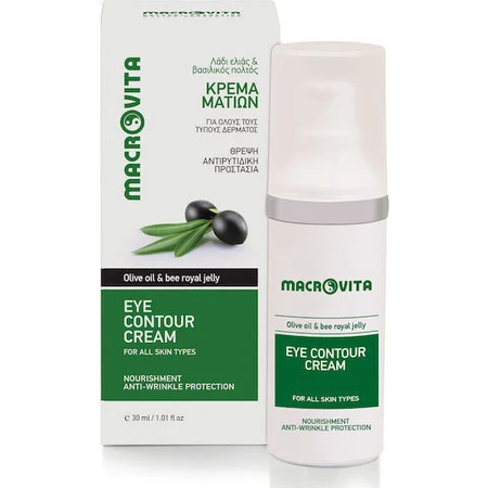 Macrovita Olive Oil & Bee Royal Gelly Увлажняющий и антивозрастной крем для век с витамином С и алоэ вера 30 мл: цены и характеристики