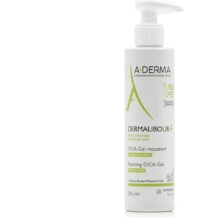 A-Derma Dermalibour+ Cica Пенящийся гель для лица 200 мл
