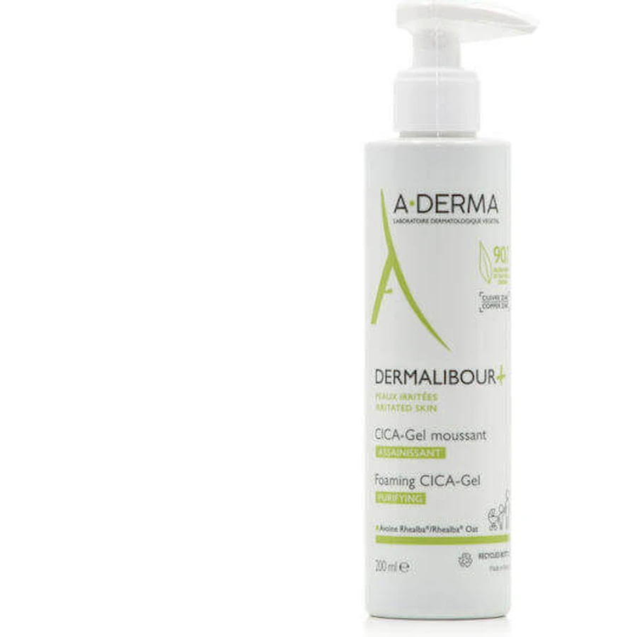 A-Derma Dermalibour+ Cica Пенящийся гель для лица 200 мл: цены и характеристики