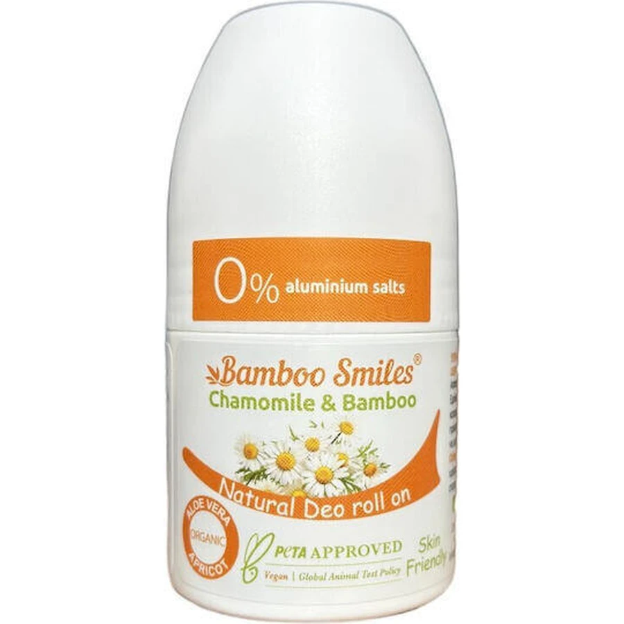 Bamboo Smiles Chamomile & Bamboo Deodorant Roll-On Aluminium Free 50ml: цены и характеристики