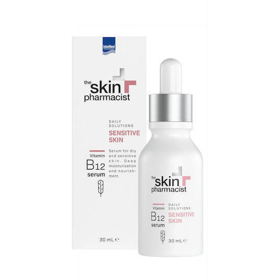 InterMed Skin Pharmacist Skin B12 Anti-Ageing Face Serum with Vitamin E & Hyaluronic Acid 30ml: цены и характеристики