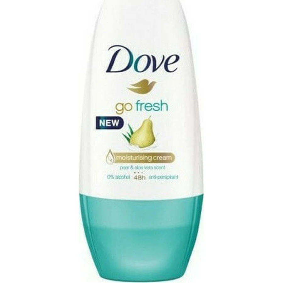 Дезодорант Dove Go Свіжа груша та алое вера дезодорант 48 год рулонний 50мл: ціни та характеристики