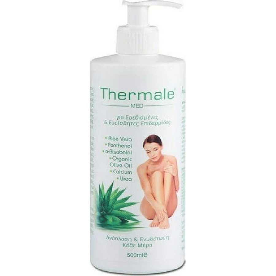 Thermale Aloe Vera Увлажняющий регенерирующий крем с алоэ вера для чувствительной кожи 500 мл: цены и характеристики