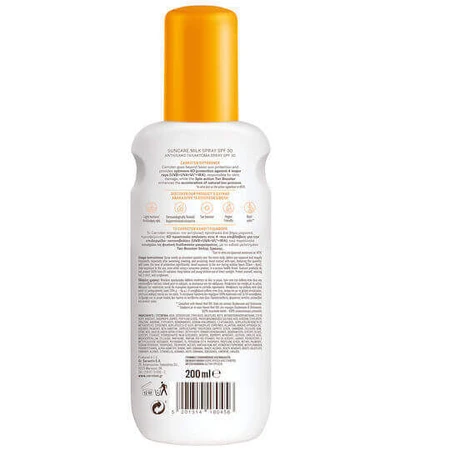 Carroten Protect & Tan Водостійкий сонцезахисний крем для обличчя та тіла SPF30 200 мл Спрей 200 мл: ціни та характеристики