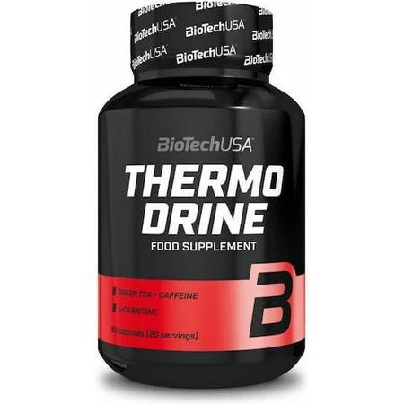Biotech USA Thermo Drine Зелений чай, кофеїн та L-карнітин 60 капс.: ціни та характеристики