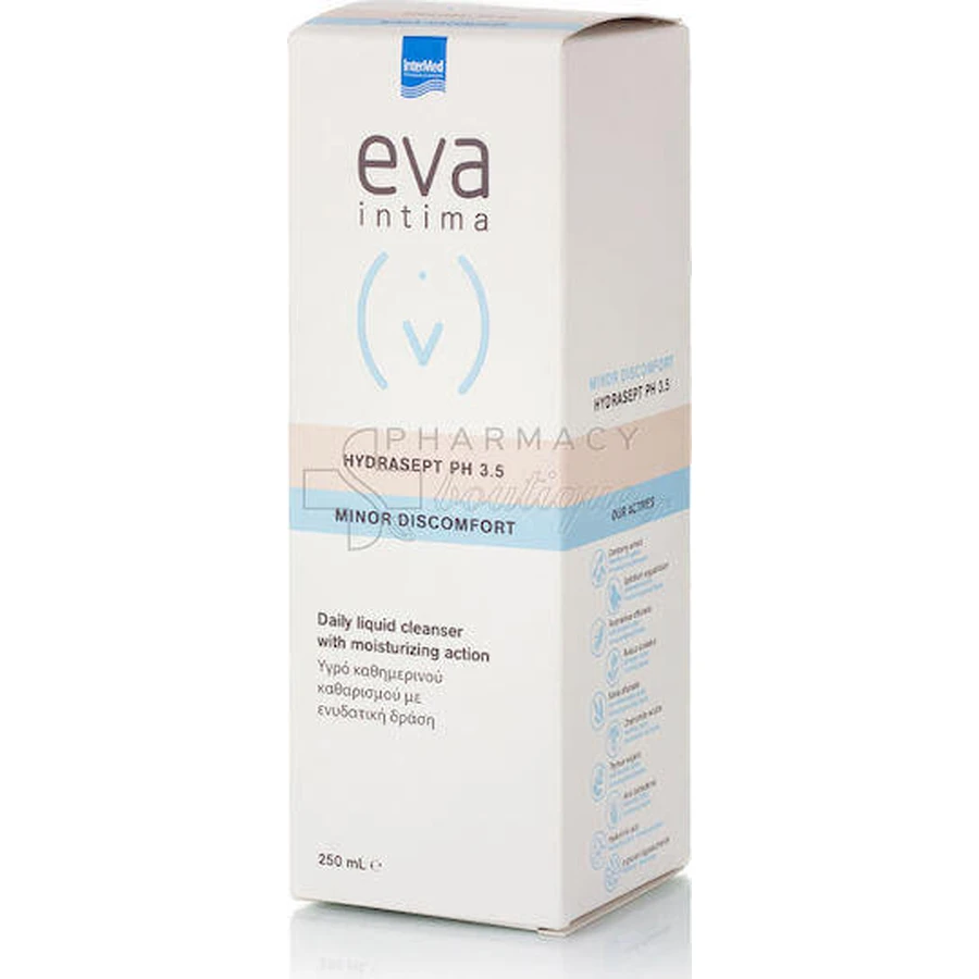 InterMed Eva Intima Hydrasept Intima Hydrasept Minor Discomfort pH 3.5 Рідина 250мл: ціни та характеристики