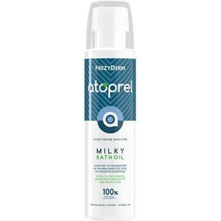 Олія для очищення тіла Frezyderm Atoprel Milky Bath Oil підходить для атопічної шкіри для дорослих немовлят та дітей, 250 мл