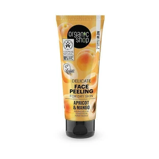 Organic Shop Ніжний пілінг для обличчя з абрикосом і манго 75 мл