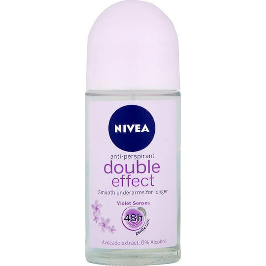 Nivea Double Effect Violet Senses Антиперспирант дезодорант 48ч ролл-он 50мл: цены и характеристики