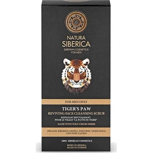 Natura Siberica Men Tigers Paw Отшелушивающий и очищающий скраб для лица 150 мл