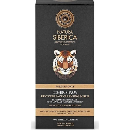 Natura Siberica Men Tigers Paw Отшелушивающий и очищающий скраб для лица 150 мл: цены и характеристики