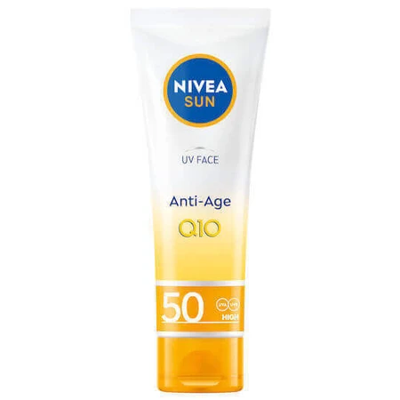 Nivea Anti Age Q10 Крем для обличчя проти сонця SPF50 50 мл: ціни та характеристики